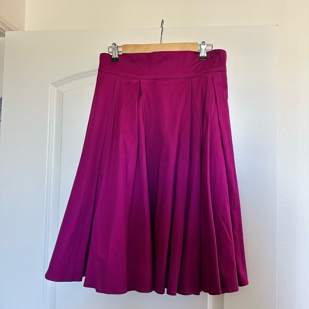 PUG Laura Byrnes Long Jun Skirt in Plum SIZE XL